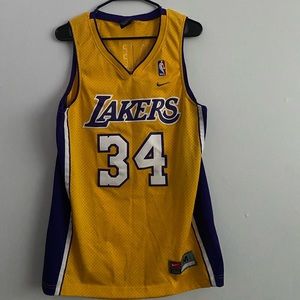 Vintage 1990 Shaquille Oneal Lakers Jersey